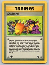 2000 POKEMON TEAM ROCKET CHALLENGE! 74/82 1ST EDITION UC NM A97581 FREE S&H