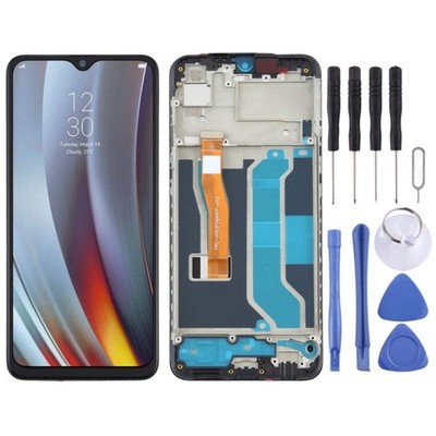 LCD Screen and Digitizer Full Assembly with Frame for OPPO Realme 3 Pro