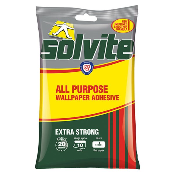 Solvite All Purpose Wallpaper Paste Sachet 10 Roll