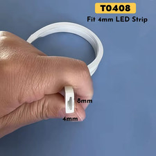 1-5M Recessed Neon Silicone Tube Led Rope Lamp DC12V Flexible Diffuser Channel C