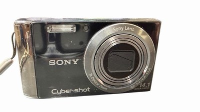 Sony Cyber-shot DSC-W370 Digital Camera Black With Box, Charger