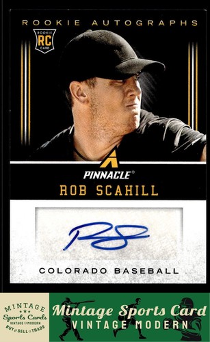 2013 Pinnacle - Rob Scahill - Auto #RS Colorado Rockies - Bild 1 von 2