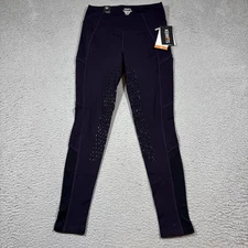NWT Kerrits Women's Sz S Purple Thermo Tech 2.0 Full Leg Tight Riding