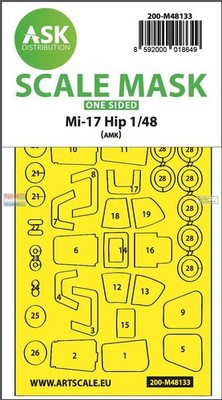 ASKM48133 1:48 ASK/Art Scale Mask - Mi-17 Hip (AMK kit)