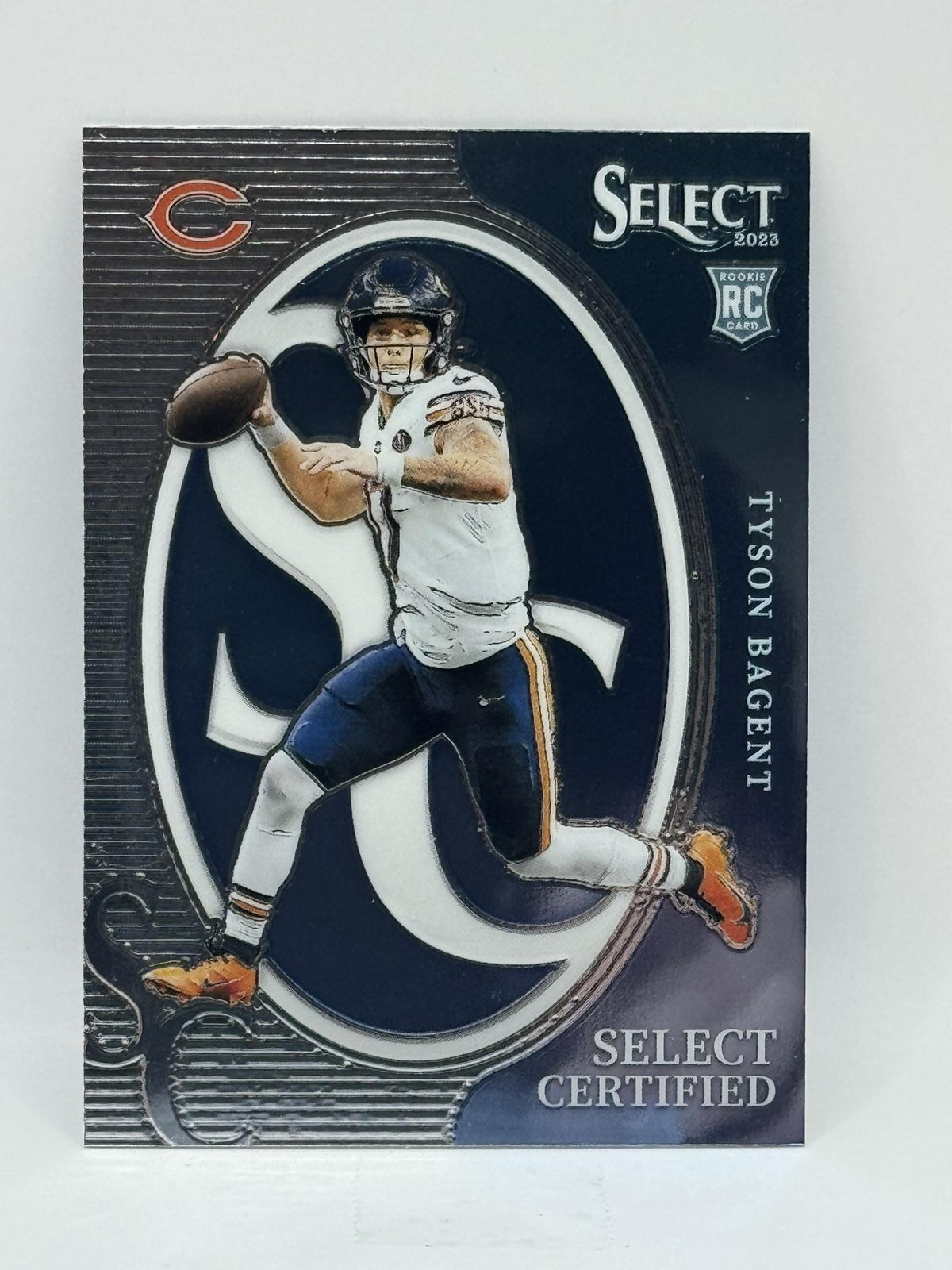 2023 Panini Select #CRO-TBA Tyson Bagent Select Certified Rookies Chicago Bears