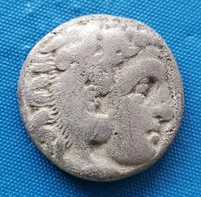 Alexander the Great Authentic Genuine Ancient Greek Drachma Silver Coin with COA