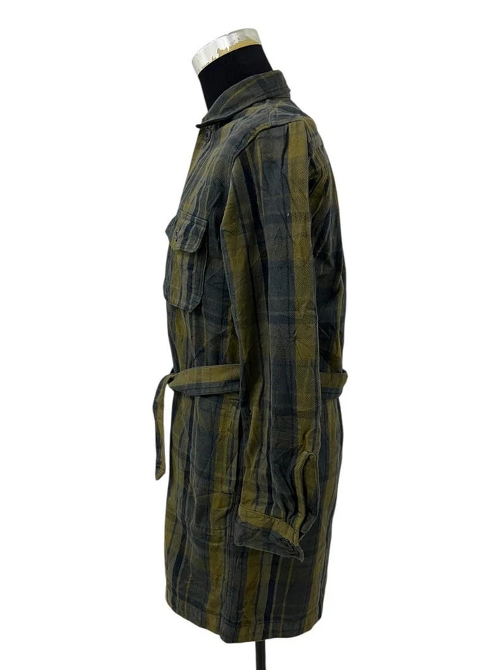 N.Hoolywood Green Check Shirt Coat - Image 2 of 4