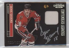 2011 Playoff Contenders Legacies Signatures /100 Denis Savard Patch Auto HOF 2d8