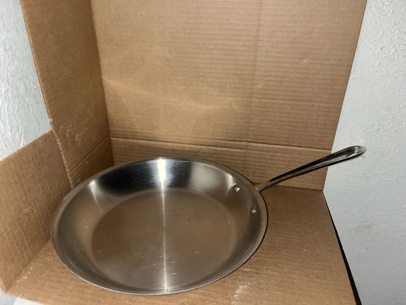 All-Clad 12" Stainless Steel Frying Pan 3-Ply Induction Ready
