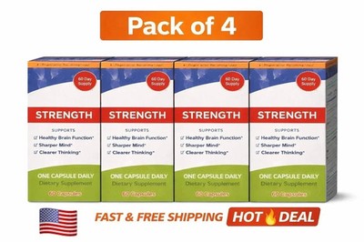4 Pack Capsules   240 Count   20mg   New   Free Shipping   Ships From USA