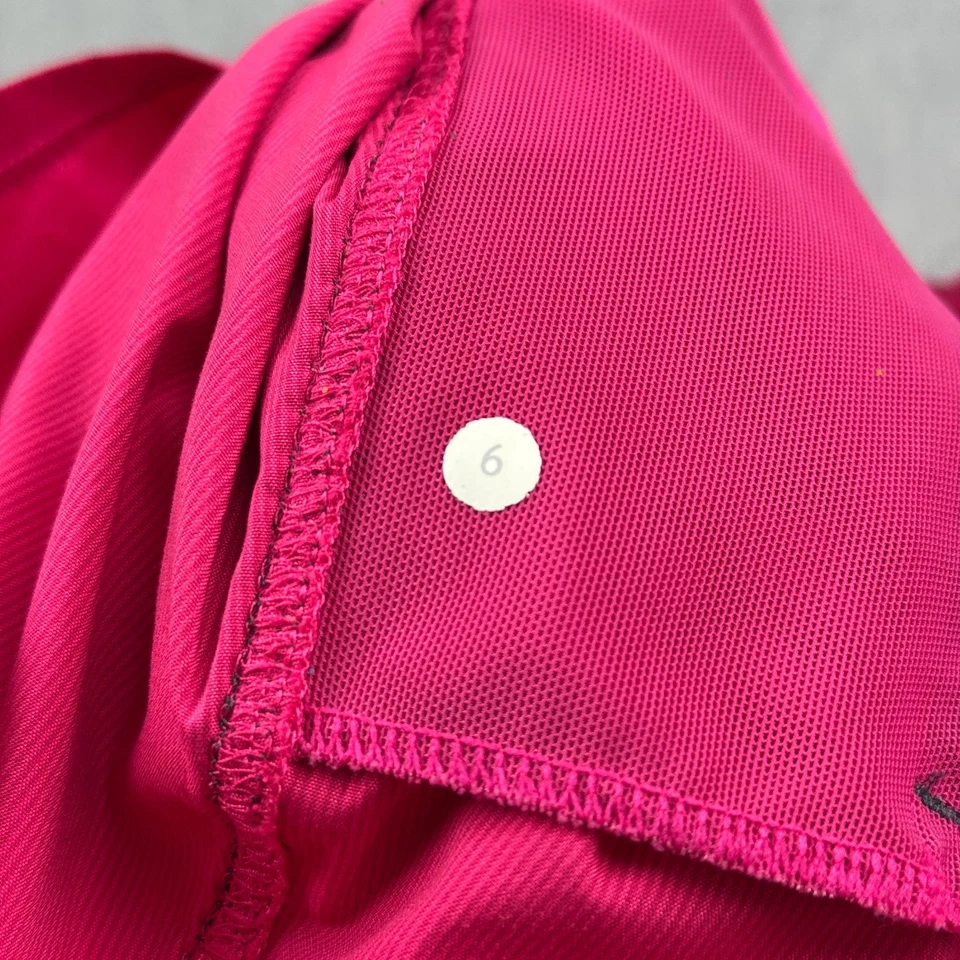 Saia Lululemon Feminina 6 Rosa Líder da Pista Tênis Elástico Academia de Golfe - Imagem 3 de 4
