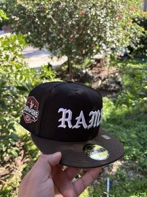 LA Rams New Era 59Fifty Fitted Hat 7 3/8 Brand New | eBay