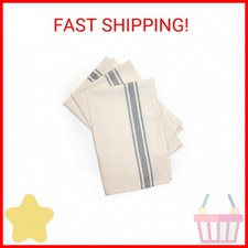 Aunt Martha's Gray Striped Dish Towels, 3 towels  4.10 each 