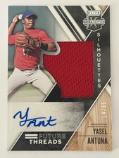 2017 Panini Elite Extra Edition Yasel Antuna RC /99 Auto Relic FTSA-YS