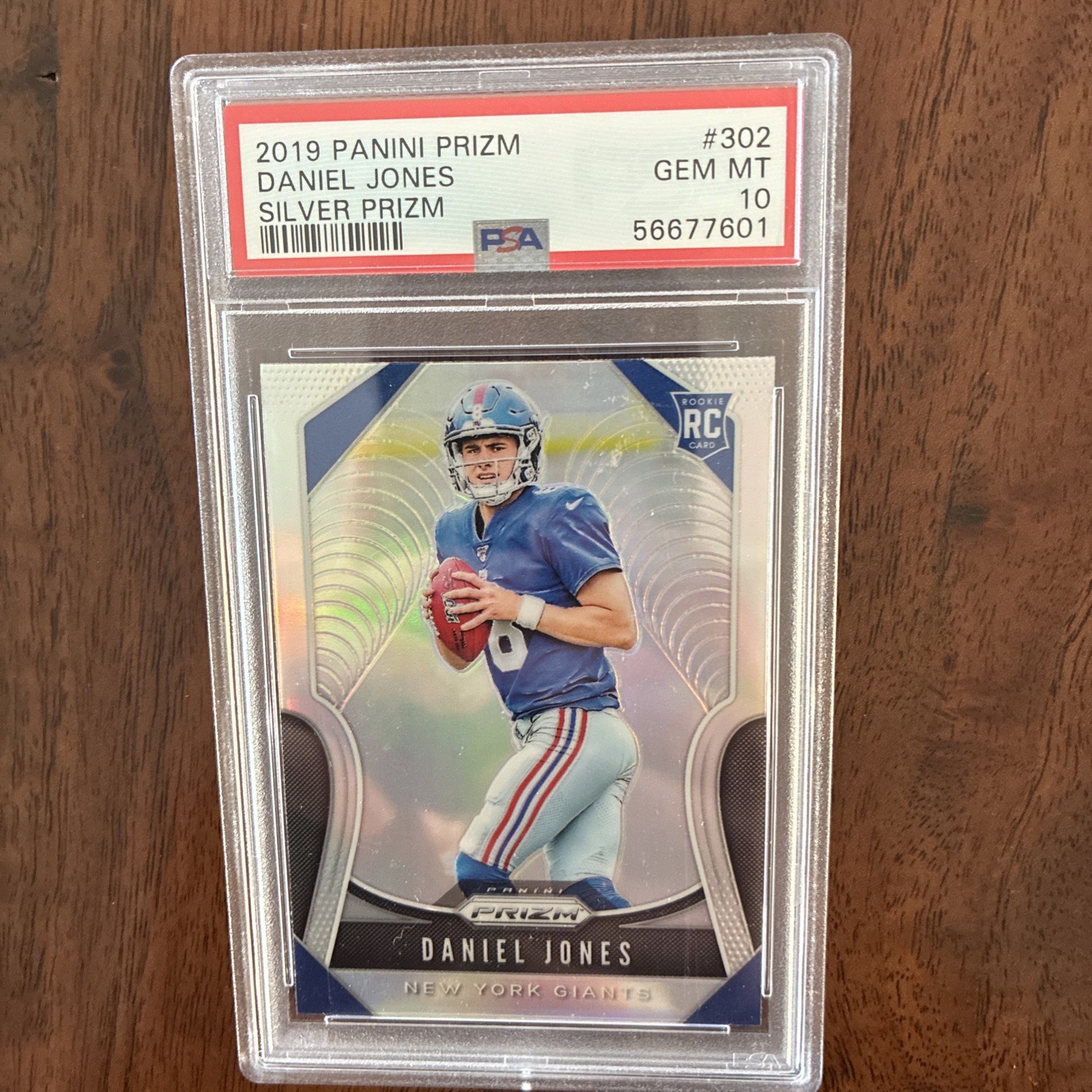 2019 Panini Prizm Daniel Jones Silver Holo Rookie PSA 10 Colts