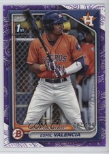 2024 Bowman Prospects Purple Pattern 84/199 Esmil Valencia #BP-75 1r8i