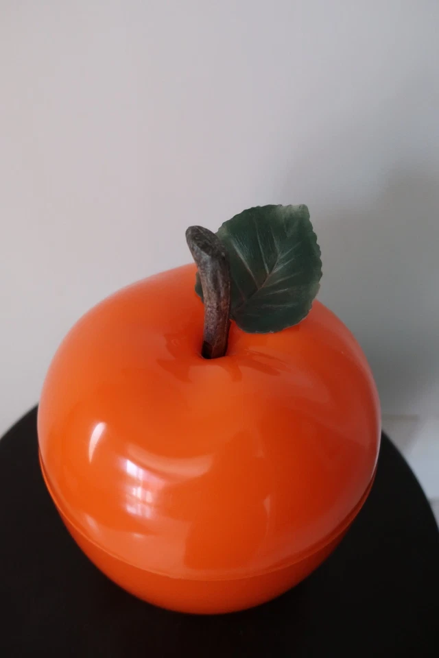 Seau à glaçons, glace, vintage pomme orange pop, années 70 - Photo 2/4