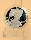 2008-W-American Eagle One Ounce Silver Proof Coin $1 Box & COA