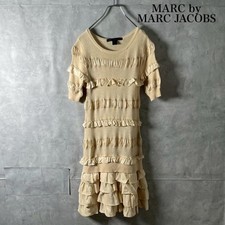 MARC JACOBS S/S Wool Cashmere Knit Dress Beige XS MJ1225270