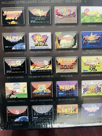 RARE SNK Neo Geo X Gold Limited Edition Complete Set See Description (AS IS)