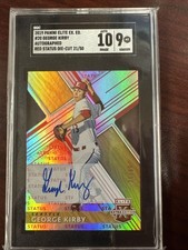 2019 Panini Elite Die Cut Red /50 George Kirby Auto SGC 9/Auto 10 POP 1!!