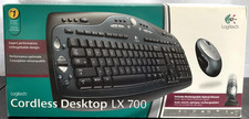 Logitech LX700 Cordless Desktop Keyboard Mouse - Wireless - New Local Pickup