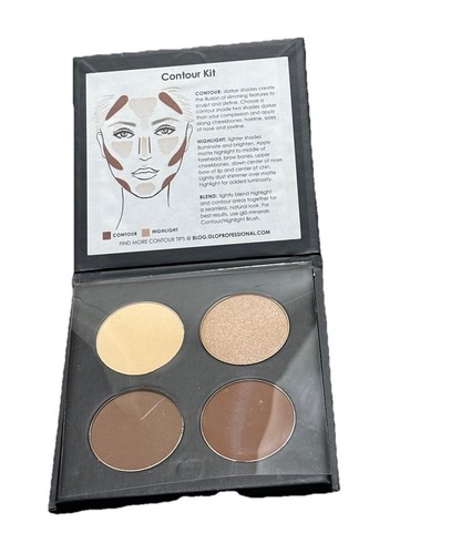 Glo minerals contour kit for medium to dark skin tones Vegan mineral based NEW - Picture 4 of 6
