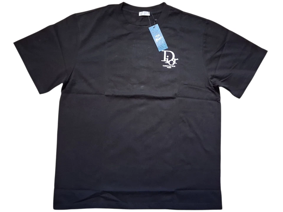 Унисекс черный и белый христианский DIOR T рубашка - Изображение 2 из 4