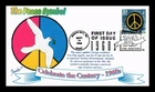 US COVER PEACE SYMBOL 1960S CELEBRATE CENTURY FDC JUVELAR LIMITED EDITION