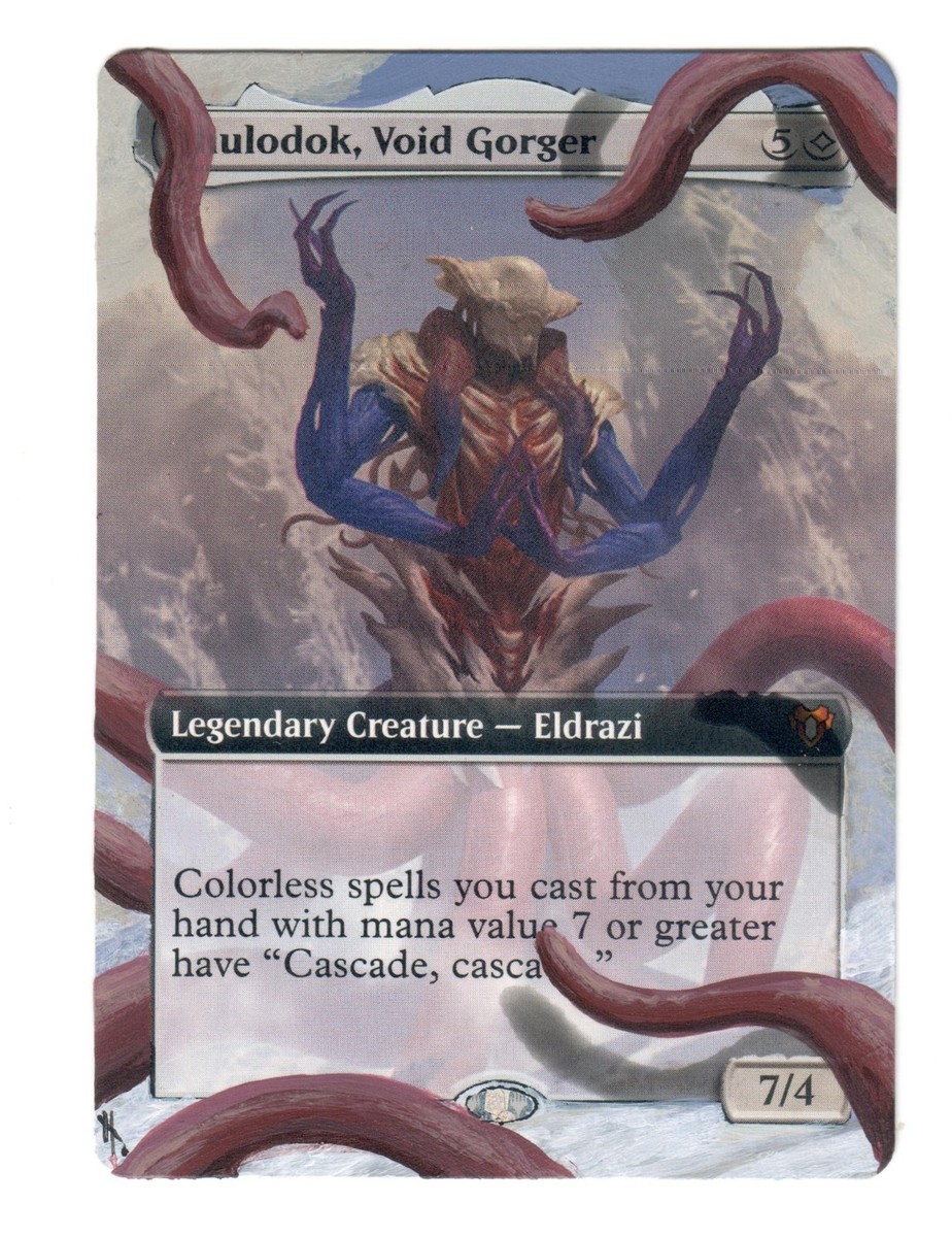 Zhulodok Void Gorger Altered Art MTG Precon Eldrazi Extended Art