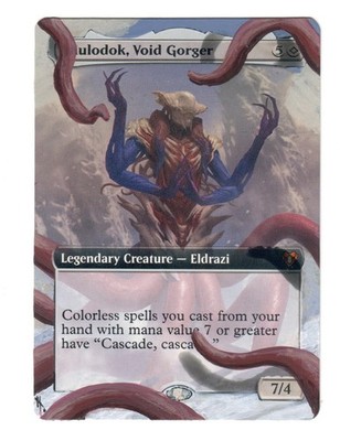 Zhulodok Void Gorger Altered Art MTG Precon Eldrazi Extended Art