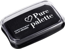 Fstaor Large Black Ink Pad for Rubber Stamps, 4  2.6 inch Ink Pads Permane