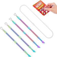 4 Pcs Lottery Ticket Scratcher Tool, Metal Lottery Scratcher, Scratch off Tool,