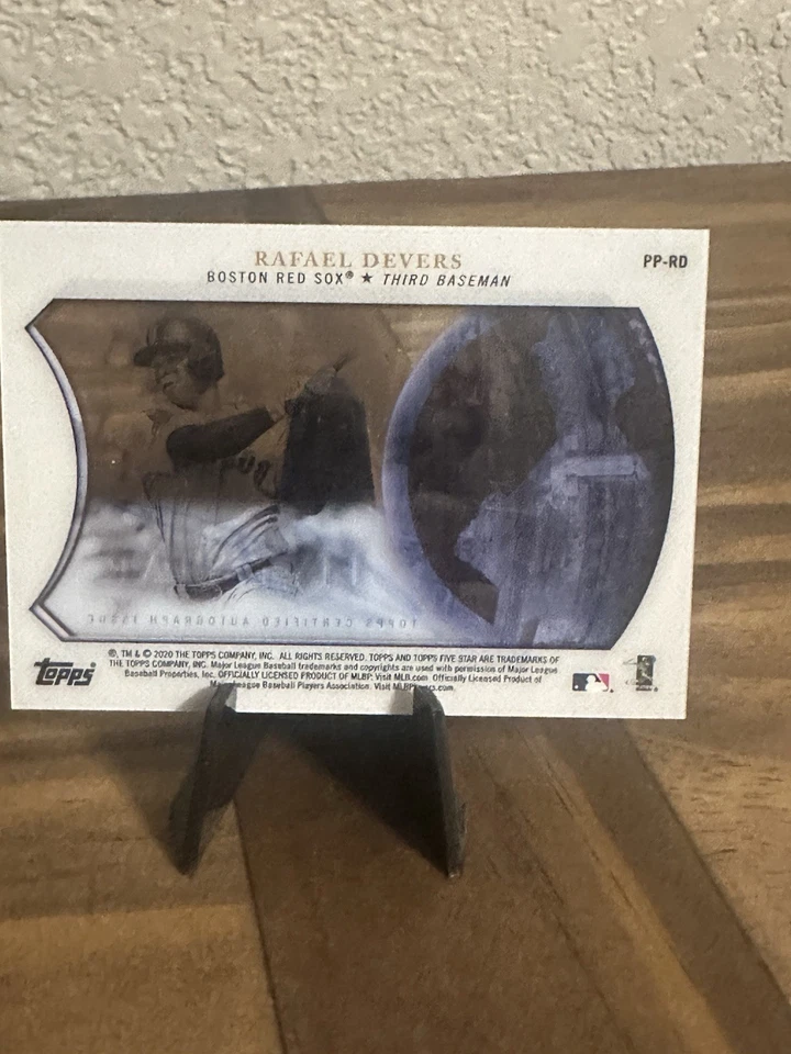 2020 Topps Five Star Pentamerous Penmanship Rafael Devers Auto /25 - Image 2 of 2