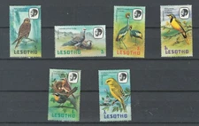 LESOTHO BRITISH COMMONWEALTH SELECTION  BIRDS MN STAMPS  LOT (BCL 112)