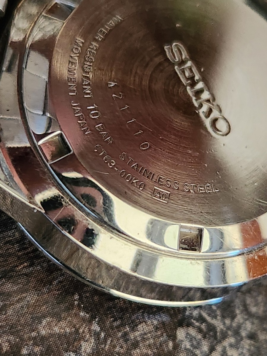 SEIKO Chronograph 6T63-00k0 100m Watch. Made In Japan. Beautiful