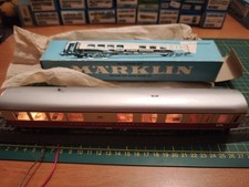 MARKLIN (Ancien) HO 3R, Voiture Réf 4088 DB, État Quasi Neuf En Boîte, Éclairag.