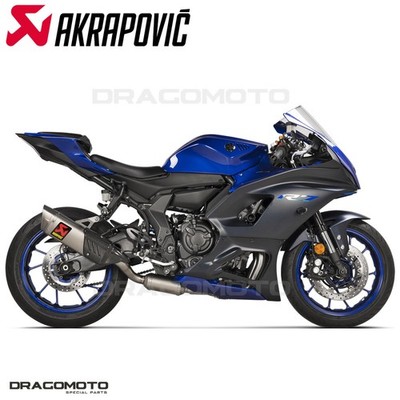 Full exhaust YAMAHA YZF-R7 ABS 2022-2025 AKRAPOVIC S-Y7R12-APT | eBay