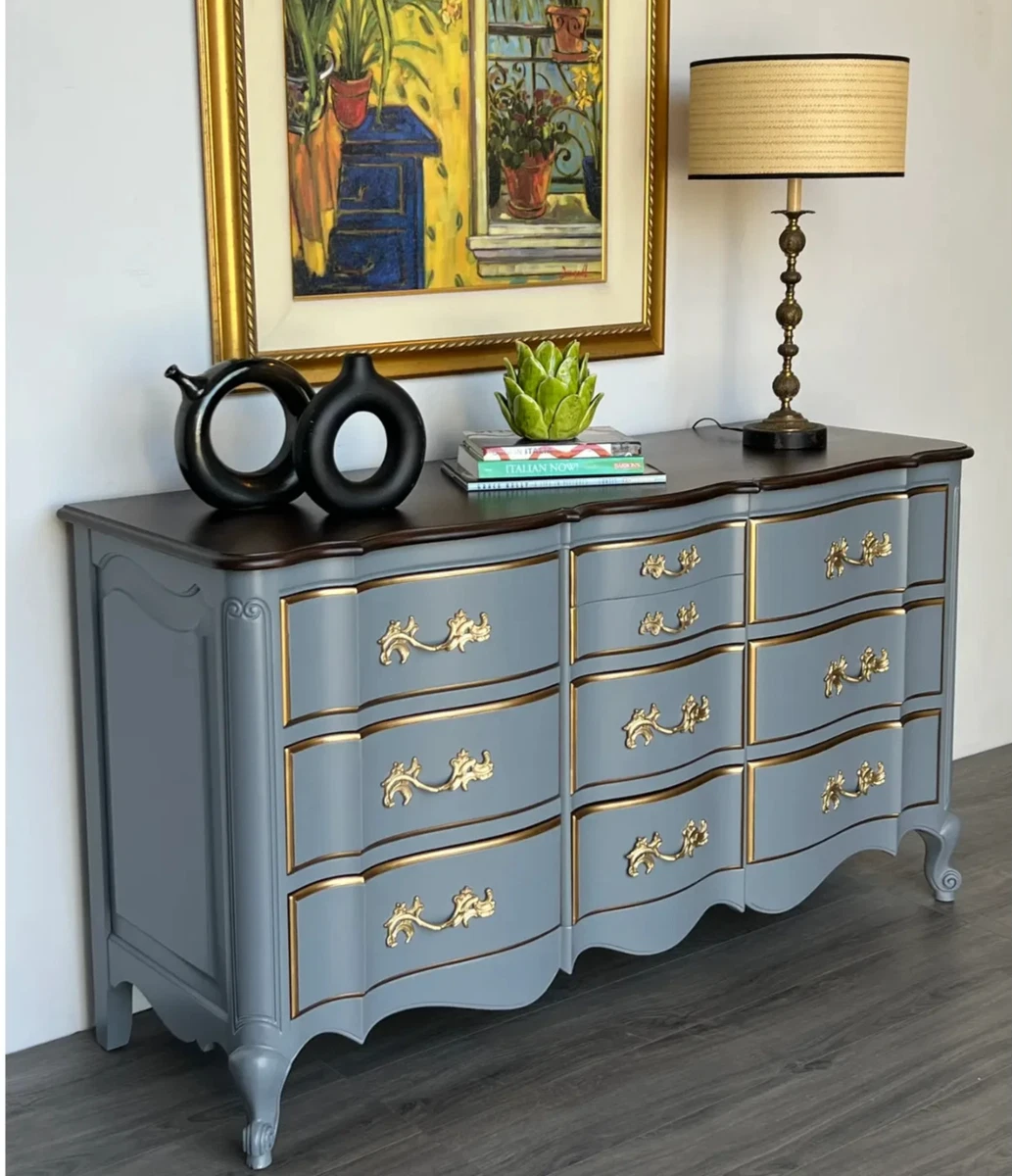 fisher price vintage grey dresser Child Craft Westgate 6-Drawer Double Dresser main image 1