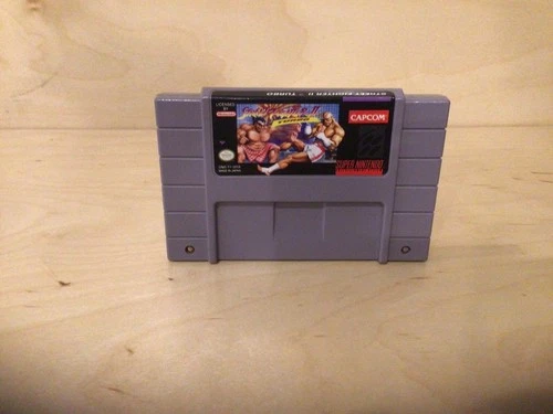 Street Fighter II Turbo SNES Super Nintendo Authentic Cartridge Tested & Working