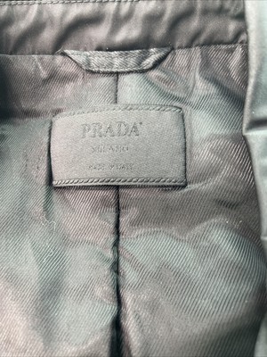 Vintage Prada Sport Nylon Trench Coat Jacket Black Size 48 UK | eBay