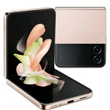 Image of Samsung Galaxy Z Flip4 256GB Unlocked Smartphone Pink Gold