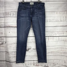 Current Elliott Denim Skinny Stiletto Jeans / Wallace With Released Hem 27 80s