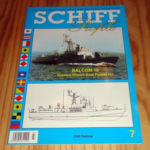 SCHIFF PROFILE NR 7 Balcom 10 Raketen Schnell Boot Projekt 151