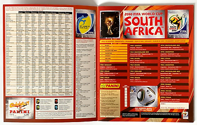 ALBUM FIFA World Cup SOUTH AFRICA 2010 PANINI Complete ALBUM FIFA World Cup SOUTH AFRICA 2010 PANINI Complete