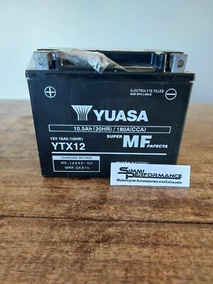 Yuasa Battery Triumph Speed Triple 1050 2005 2006 2007 2008