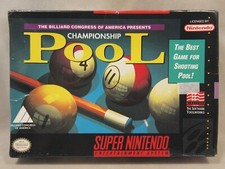 Championship Pool Super Nintendo  SNES Authentic BOX ONLY