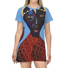 African Curiosity T-Shirt Dress - $42.99