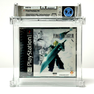 Final Fantasy VII PS1 Brand New Factory Sealed Mint WATA 9.8/A Not 