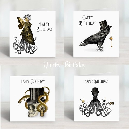 Gothic & Steampunk Kurioses Geburtstagskarten - Bild 9 von 13